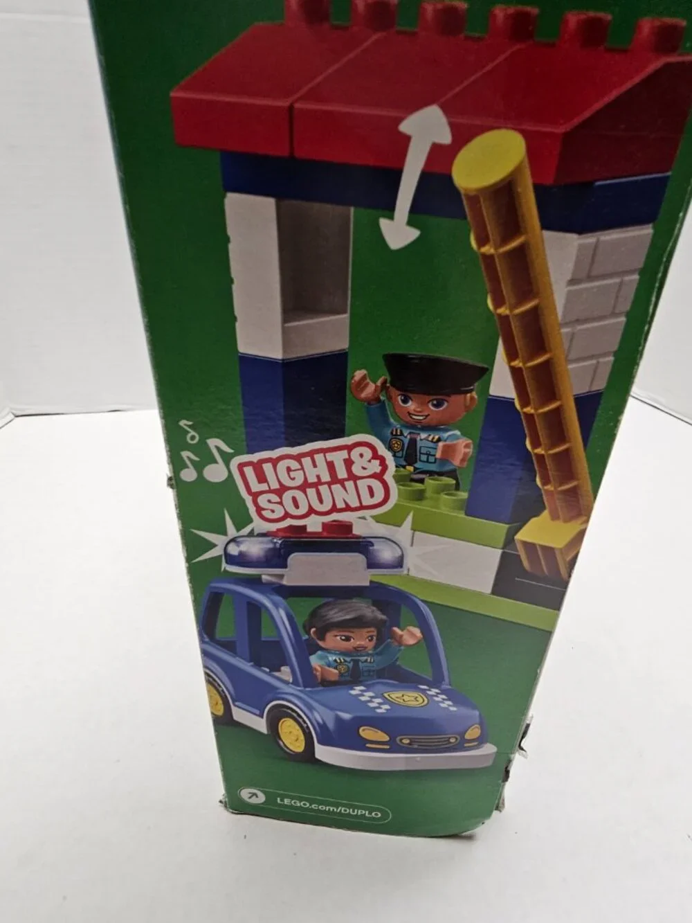 Lego Duplo Town Police Station Car Light Sound Boy Girl Toddler 10902 Set +Brick